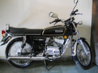 Black Yamaha RX 100