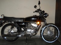 Black Yamaha RX 100