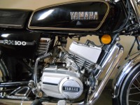 Black Yamaha RX 100