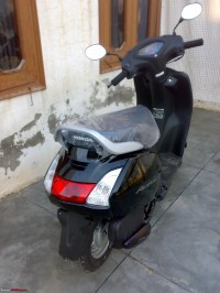Black Honda Activa