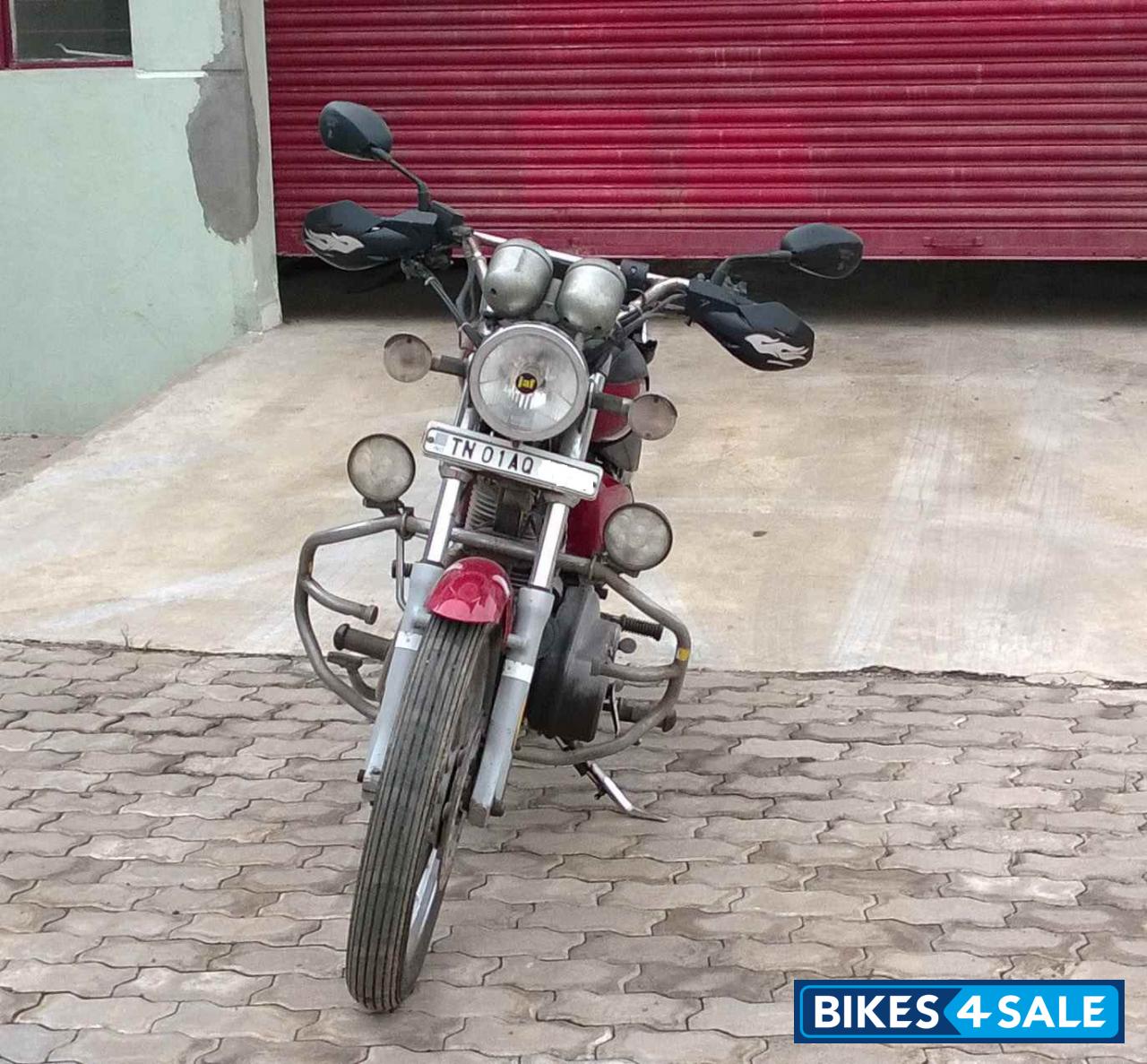 Red Royal Enfield Thunderbird