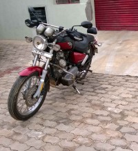 Red Royal Enfield Thunderbird