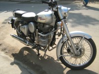 Silver Royal Enfield Classic 350