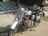 Silver Royal Enfield Classic 350