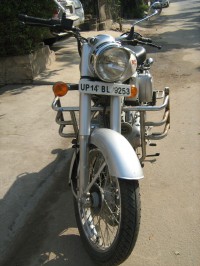 Silver Royal Enfield Classic 350