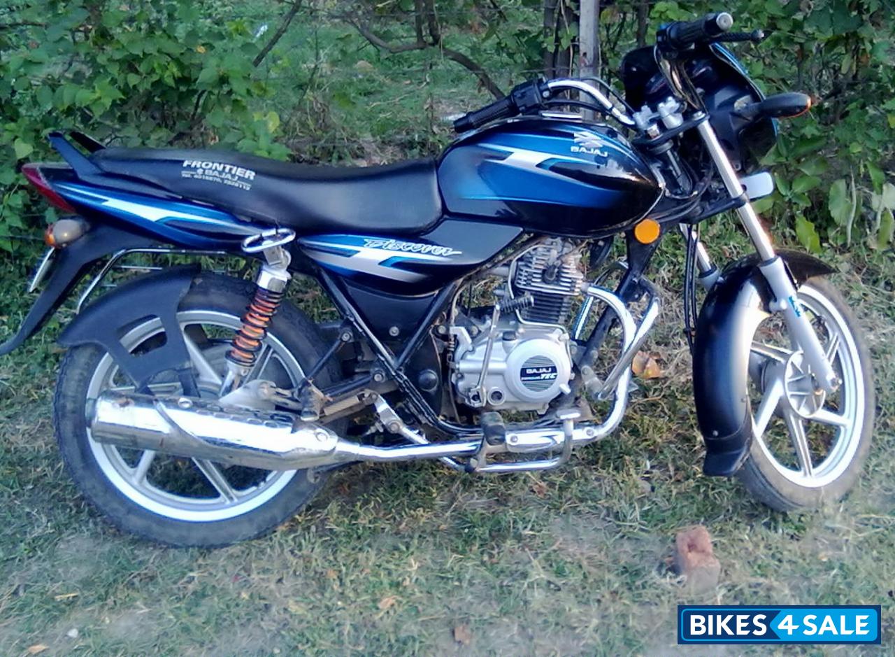 Blue Black Bajaj Discover 110