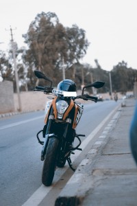 Orange KTM Duke 200