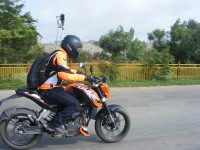 Orange KTM Duke 200