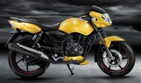 Yellow TVS Apache RTR 160