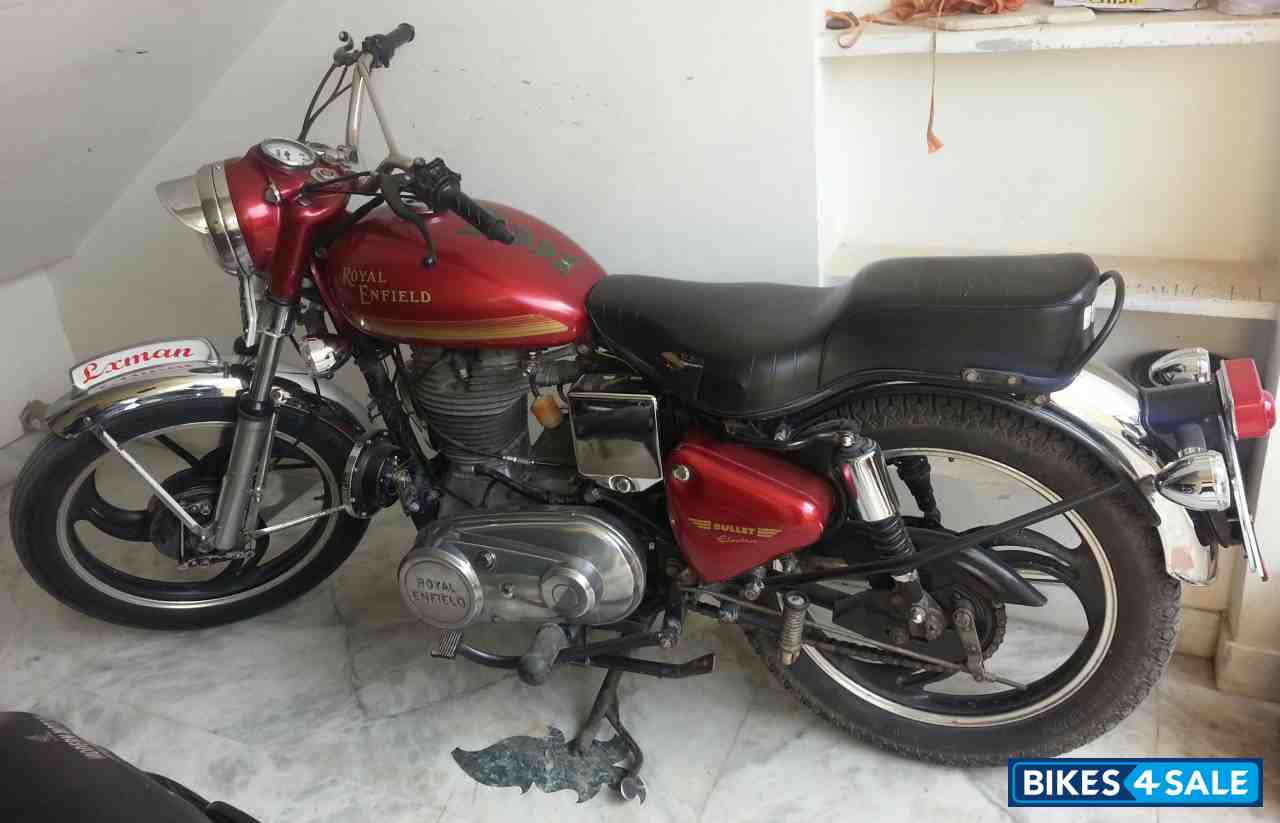 Red Royal Enfield Bullet Electra