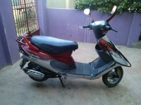 Red TVS Scooty Pep Plus