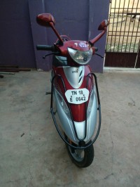 Red TVS Scooty Pep Plus