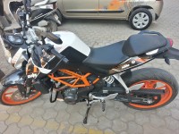 Orange White KTM Duke 390