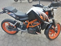 Orange White KTM Duke 390