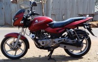 Red Bajaj Pulsar 150 DTSi