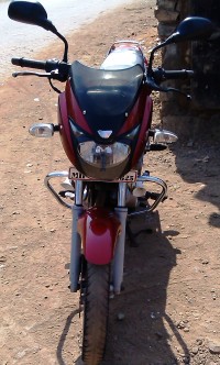 Red Bajaj Pulsar 150 DTSi