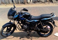 Black & Blue Bajaj Discover 100 DTS-Si