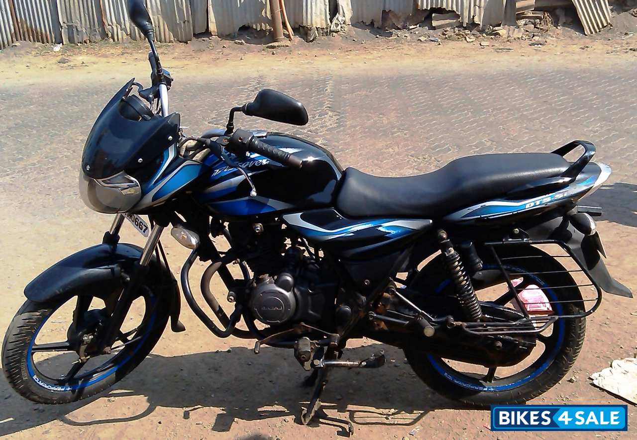 Black & Blue Bajaj Discover 100 DTS-Si