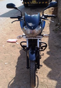 Black & Blue Bajaj Discover 100 DTS-Si