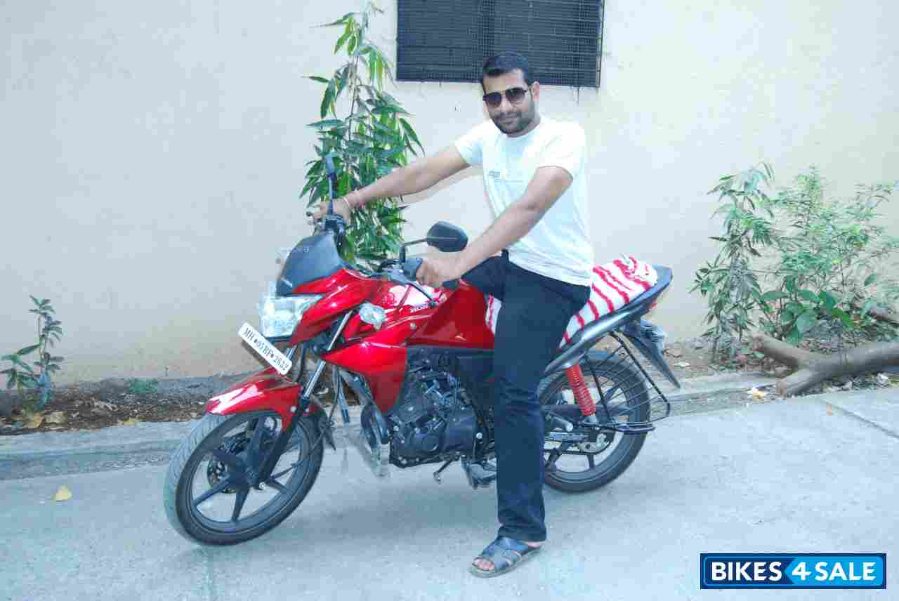 Red Honda CB Twister Red Honda CB Twister