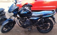 Black & Blue Bajaj Discover DTSi 135