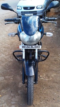 Black & Blue Bajaj Discover DTSi 135