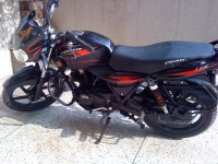 Black And Red Bajaj Discover DTSi 135