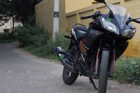 Black Honda CB Unicorn