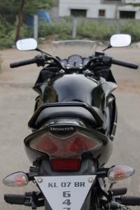 Black Honda CB Unicorn