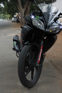 Black Honda CB Unicorn