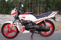 White Yamaha RXZ