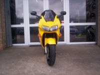 Yellow Honda VFR 800F