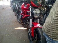 Red Ducati Monster 796