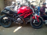 Red Ducati Monster 796