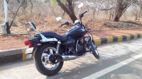 Black Bajaj Eliminator