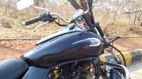 Black Bajaj Eliminator