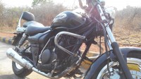 Black Bajaj Eliminator