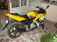 Yellow Yamaha YZF R15