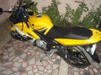 Yellow Yamaha YZF R15