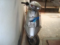 Silver TVS Scooty ES