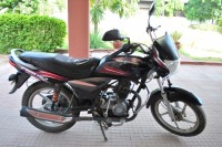 Black Bajaj Platina 100