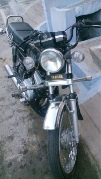 Black Yamaha RX 100