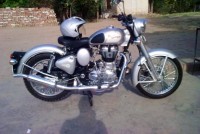 Silver Royal Enfield Classic 350