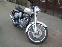 Silver Royal Enfield Classic 350