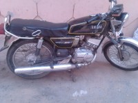 Black Yamaha RX 100