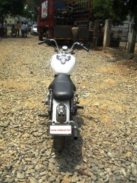 White Royal Enfield Thunderbird