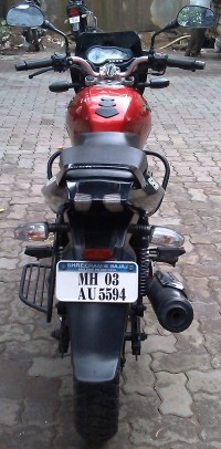 Red & Black Bajaj Pulsar 150 DTSi