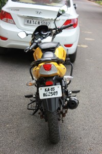 Yellow TVS Apache RTR 160