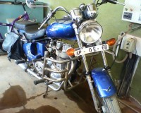 Blue Royal Enfield Bullet Standard 350