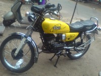 Yellow Yamaha RXZ